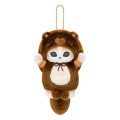 Japan Mofusand Mascot Holder - Shigaraki Tanuki Raccoon Dog Cat with Dangling Tail - 4
