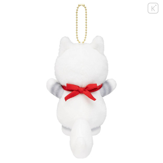 Japan Mofusand Mascot Holder - Kyoto Inari Fox Cat with Dangling Tail - 6