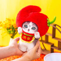 Japan Mofusand Standing Mascot Plush Toy - Angry Chili Pepper Cat - 2