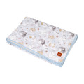 Japan Mofusand Warm Large Blanket - Paris Cat Light Blue - 1