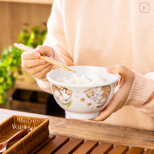 Japan Mofusand Rice Bowl - Vegetable Cat - 2