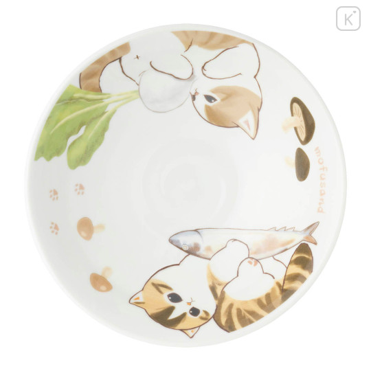 Japan Mofusand Porcelain Small Plate - Vegetable Cat - 1