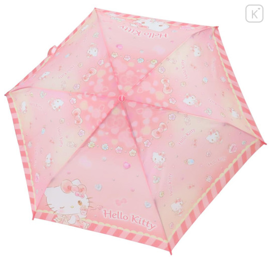 Japan Sanrio Folding Umbrella - Hello Kitty : Pastel Dream - 2