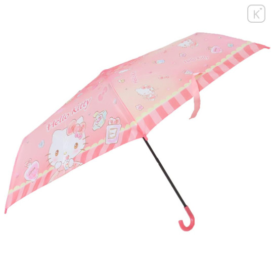 Japan Sanrio Folding Umbrella - Hello Kitty : Pastel Dream - 3