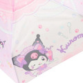 Japan Sanrio Folding Umbrella - Kuromi & My Melody : Cat Performance Purple Pink - 4