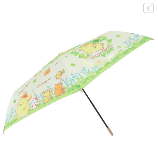Japan Sanrio Folding Umbrella - Pompompurin : Lucky Leaf - 3