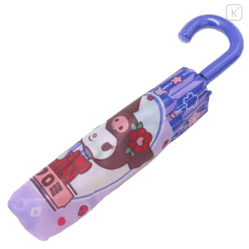 Japan Sanrio Folding Umbrella - Kuromi : Japanese Retro Romance - 6