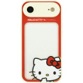 Japan Sanrio IIIIfit Plump Frame iPhone Air Case - Hello Kitty - 1