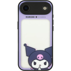 Japan Sanrio IIIIfit Plump Frame iPhone Air Case - Kuromi