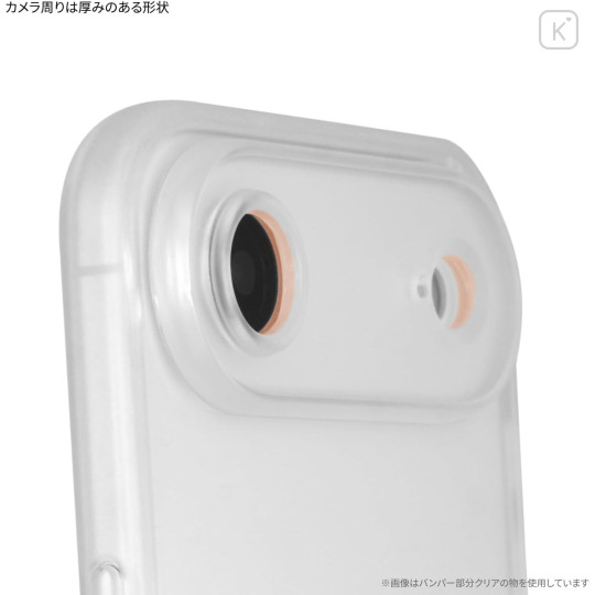 Japan Sanrio IIIIfit Plump Frame iPhone Air Case - Kuromi - 4