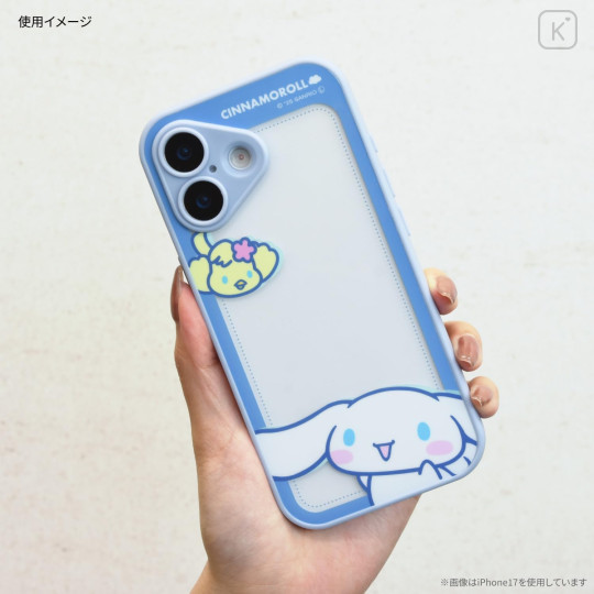 Japan Sanrio IIIIfit Plump Frame iPhone Air Case - Cinnamoroll - 5