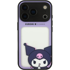 Japan Sanrio IIIIfit Plump Frame iPhone 17 Pro Case - Kuromi