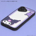 Japan Sanrio IIIIfit Plump Frame iPhone 17 Pro Case - Kuromi - 3
