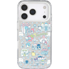 Japan Sanrio Camera Frame iPhone 17 Pro Case - Characters Glitter
