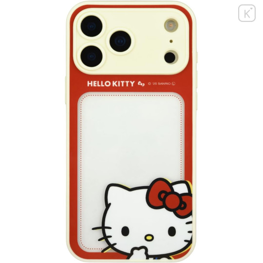 Japan Sanrio IIIIfit Plump Frame iPhone 17 Pro Max Case - Hello Kitty - 1