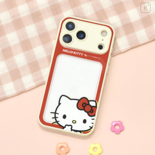 Japan Sanrio IIIIfit Plump Frame iPhone 17 Pro Max Case - Hello Kitty - 6