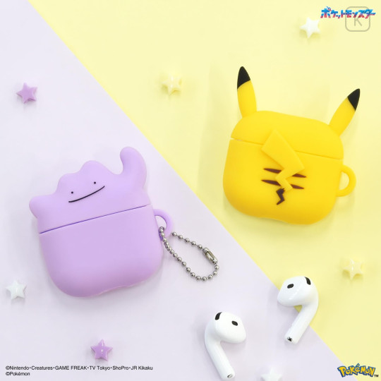 Japan Pokemon AirPods 4 Silicone Case - Pikachu - 7