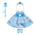 Japan Pocket Mell-chan Dress-up Clothes - Princess Dress Light Blue - 1