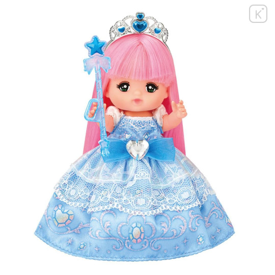 Japan Pocket Mell-chan Dress-up Clothes - Princess Dress Light Blue - 2
