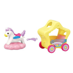 Japan Pocket Mell-chan Doll Playset - Star Carriage