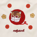 Japan Mofusand Drawstring Bag - Cat Yarn Ball Ivory - 3