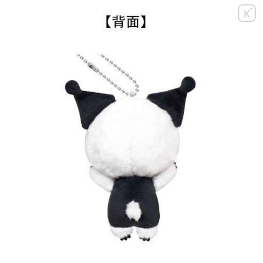 Japan Sanrio Mascot Holder - Kuromi : Cheers Banzai Series Anteater - 2