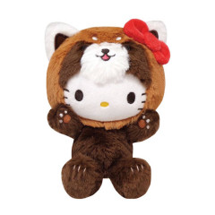 Japan Sanrio Plush Toy - Hello Kitty : Cheers Banzai Series Red Panda