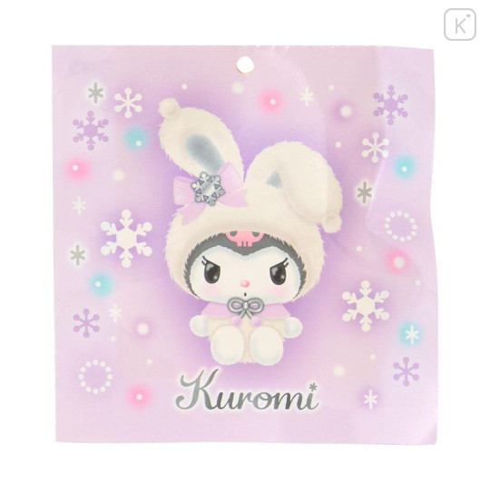 Japan Sanrio Original Mascot Holder - Kuromi : Christmas Snow Rabbit & Candy Ramune - 4
