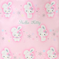 Japan Sanrio Original Mini Tote Bag - Hello Kitty : Christmas Snow Rabbit & Snack - 2