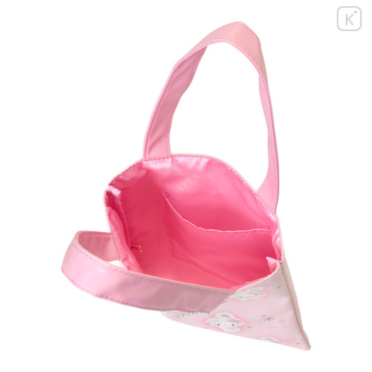 Japan Sanrio Original Mini Tote Bag - Hello Kitty : Christmas Snow Rabbit & Snack - 3