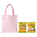 Japan Sanrio Original Mini Tote Bag - Hello Kitty : Christmas Snow Rabbit & Snack - 4