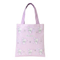 Japan Sanrio Original Mini Tote Bag - Kuromi : Christmas Snow Rabbit & Snack - 1