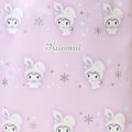 Japan Sanrio Original Mini Tote Bag - Kuromi : Christmas Snow Rabbit & Snack - 2