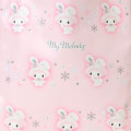 Japan Sanrio Original Mini Tote Bag - My Melody : Christmas Snow Rabbit & Snack - 2