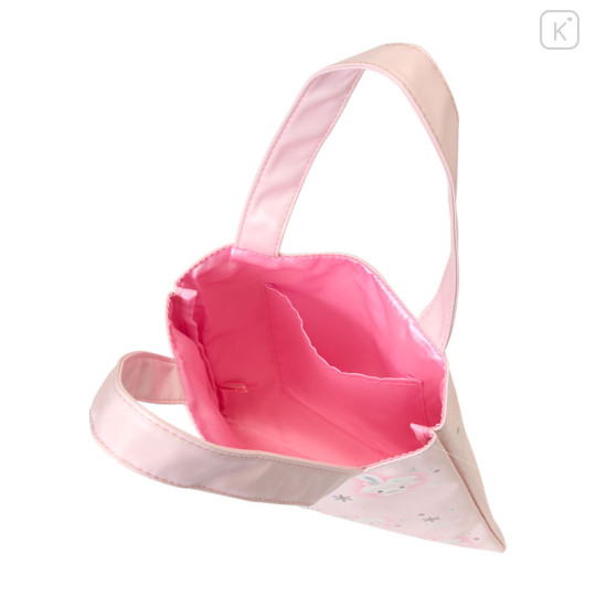 Japan Sanrio Original Mini Tote Bag - My Melody : Christmas Snow Rabbit & Snack - 3