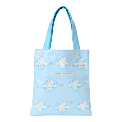 Japan Sanrio Original Mini Tote Bag - Cinnamoroll : Christmas Snow Rabbit & Snack