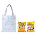 Japan Sanrio Original Mini Tote Bag - Little Twin Stars : Christmas Snow Rabbit & Snack - 4