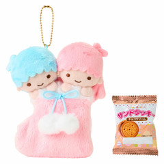 Japan Sanrio Original Mascot Holder - Little Twin Stars : Christmas Stocking Boot & Cookie
