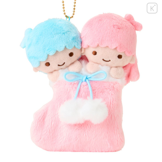 Japan Sanrio Original Mascot Holder - Little Twin Stars : Christmas Stocking Boot & Cookie - 2
