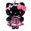Japan Sanrio Original Mascot Holder - Hello Kitty : Butterfly Black - 2