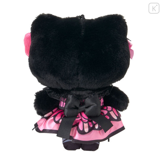Japan Sanrio Original Mascot Holder - Hello Kitty : Butterfly Black - 3
