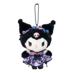 Japan Sanrio Original Mascot Holder - Kuromi : Butterfly