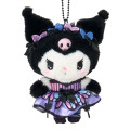 Japan Sanrio Original Mascot Holder - Kuromi : Butterfly - 2