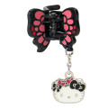 Japan Sanrio Original Mini Hair Clip Set - Hello Kitty : Butterfly Swaying Charm - 2