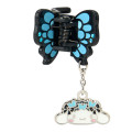 Japan Sanrio Original Mini Hair Clip Set - Cinnamoroll : Butterfly Swaying Charm - 2