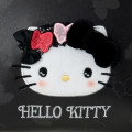 Japan Sanrio Original Round Cosmetic Pouch - Hello Kitty : Butterfly - 4