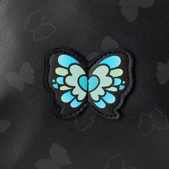 Japan Sanrio Original Round Cosmetic Pouch - Cinnamoroll : Butterfly - 5