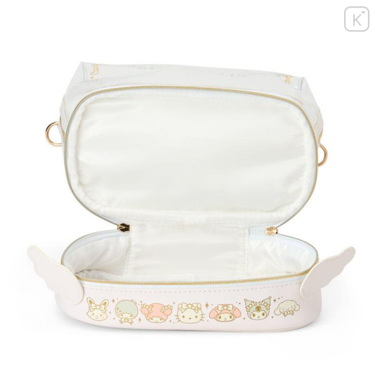 Japan Sanrio Original Plush Shoulder Bag - Enjoy Idol Pure White Angel Characters - 4