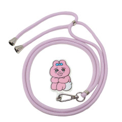 Japan Panchu Rabbit Smartphone Shoulder Strap - Opanchu Usagi Purple