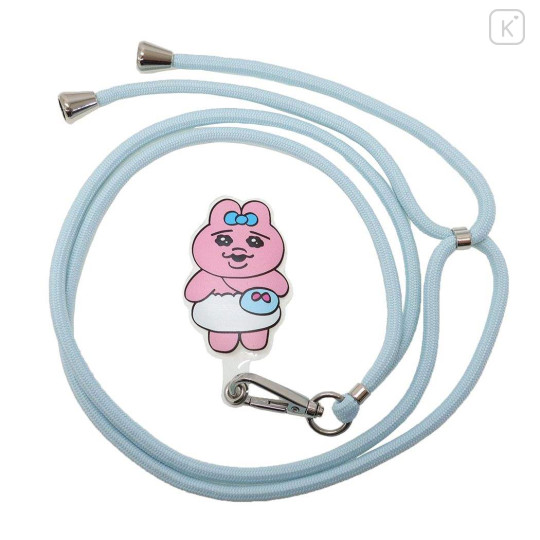 Japan Panchu Rabbit Smartphone Shoulder Strap - Opanchu Usagi Blue - 1